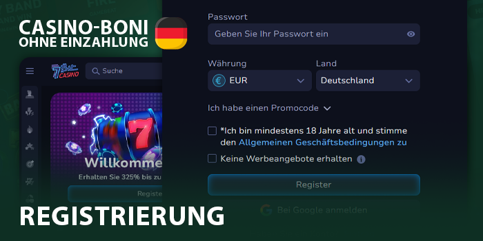 Eröffnen Sie ein Konto bei einem Online-Casino in Deutschland