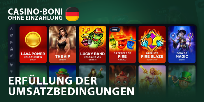 Beginnen Sie damit, den erhaltenen Bonus im Online-Casino freizuspielen
