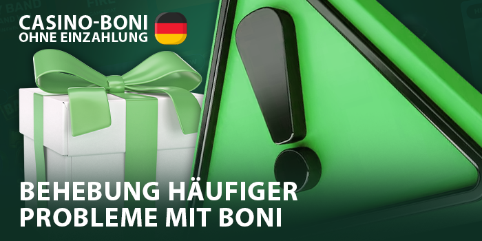 Lösung von Problemen mit Boni ohne Einzahlung in deutschen Online-Casinos