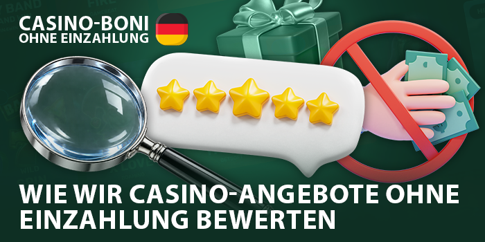 Wie werden Online-Casinos mit Boni ohne Einzahlung in Deutschland bewertet?
